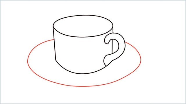 how to draw a coffee cup step (6)
