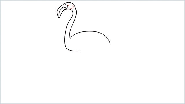 how to draw a flamingo step (5)