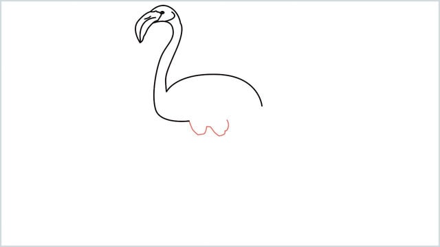 how to draw a flamingo step (6)