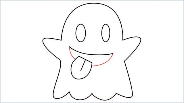 how to draw a ghost step (9)