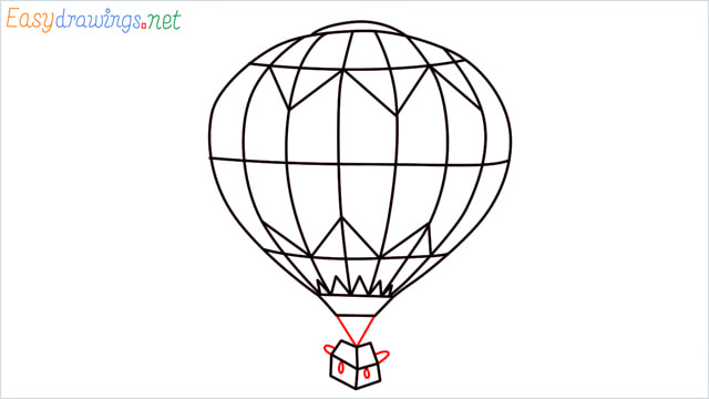 how to draw a hot air balloon easy step (8)