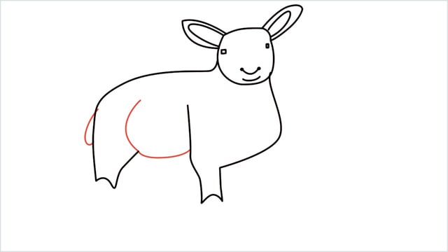 how to draw a sheep step (10)
