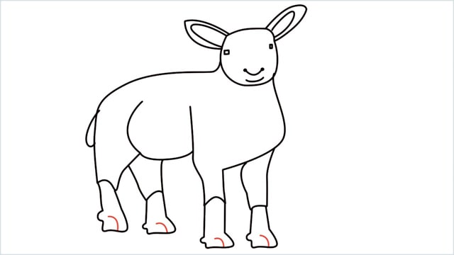 how to draw a sheep step (14)