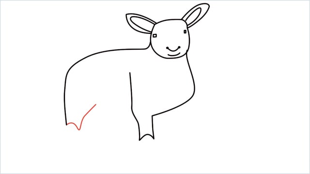 how to draw a sheep step (9)