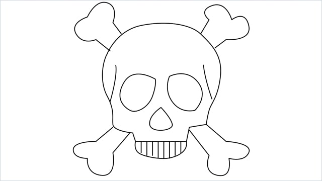 easy to draw skulls