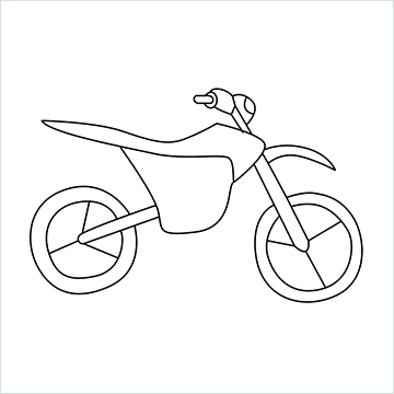 mountain bike drawing easy - Clip Art Library