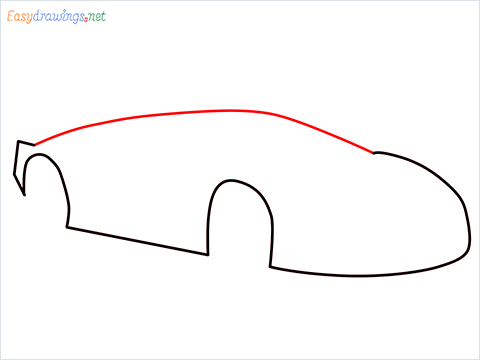 How To Draw A Lamborghini Step (3)