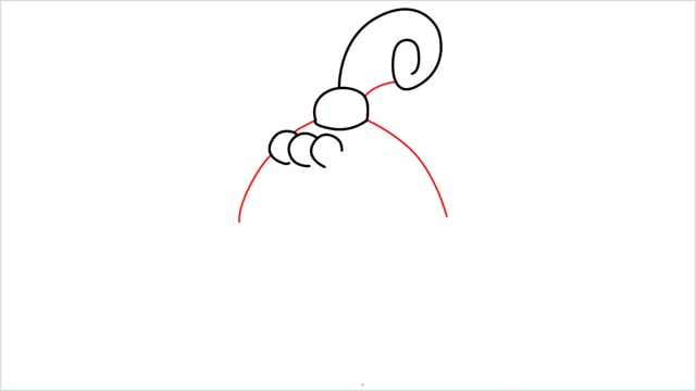 How to draw a Happiny step (4)