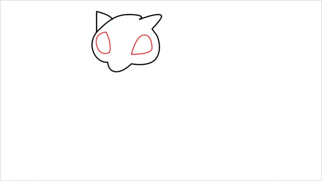 How to draw a Mew step (4)