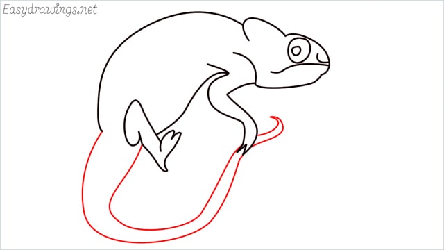How to draw a Reptile step (9)