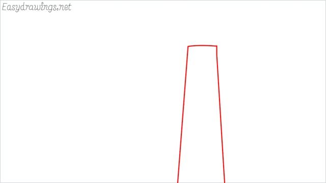 How to draw a lighthouse step (1)
