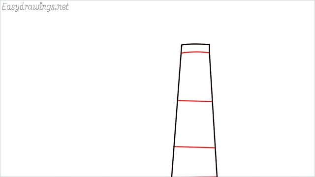 How to draw a lighthouse step (2)