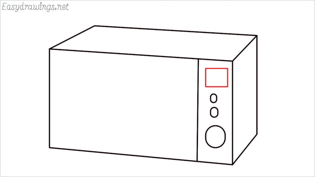 How to draw a microwave step (6)