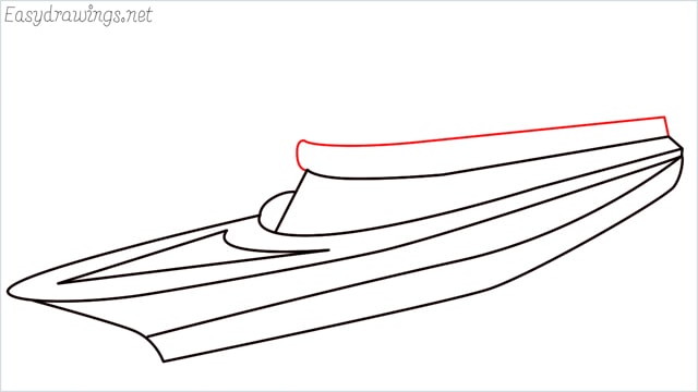 How to draw a ship step (8)