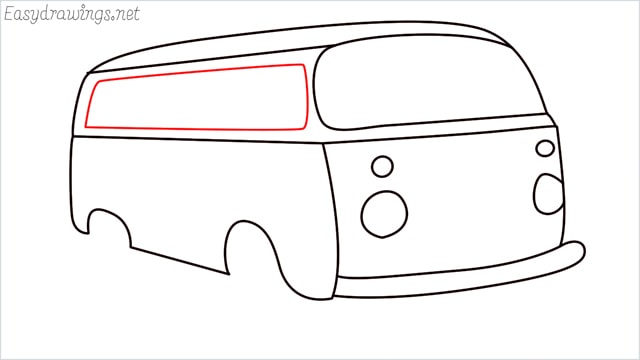 How To Draw A Van Step by Step - Easydrawings.net