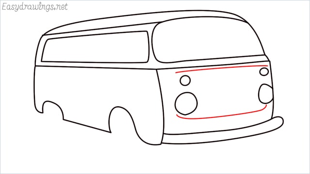 How to draw a van step (12)