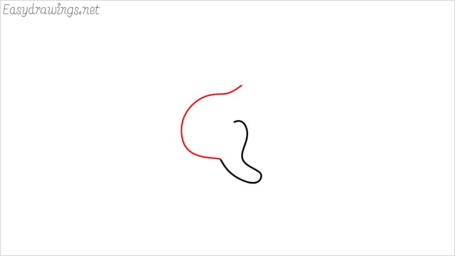 How to draw an Ear step (2)