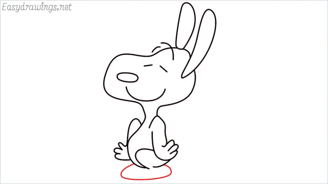 How to draw snoopy step (13)