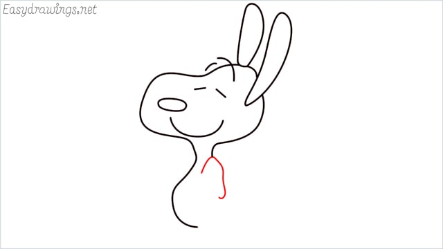 How to draw snoopy step (9)