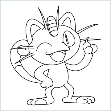 draw Meowth