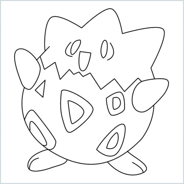 Tutorial de Desenho Togepi