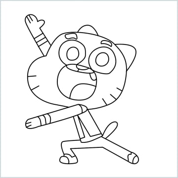 draw a Gumball Watterson