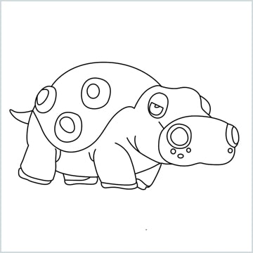 draw a Hippowdon