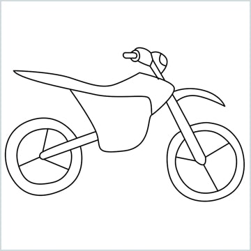 Featured image of post Easy Bike Line Drawing How to draw a bike for kids that are more interested in mechanical things