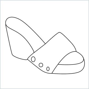 draw a sandals