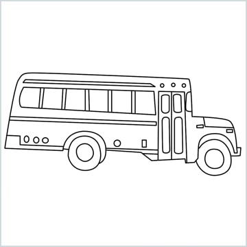 draw a school bus