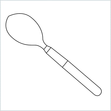 draw a spoon
