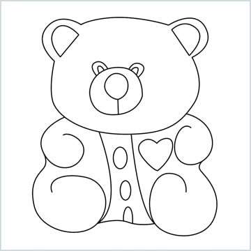 draw a teddy bear