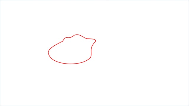 how to draw Psyduck step (1)