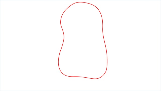 how to draw Quagsire step (1)