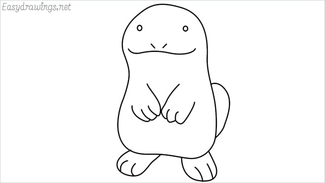 how to draw Quagsire step by step
