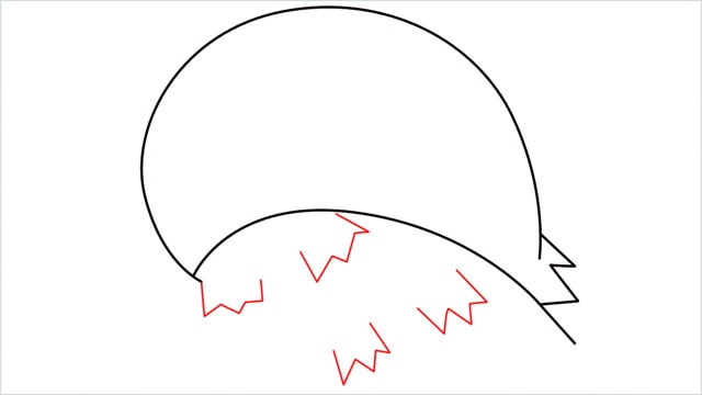 how to draw Swinub step (4)