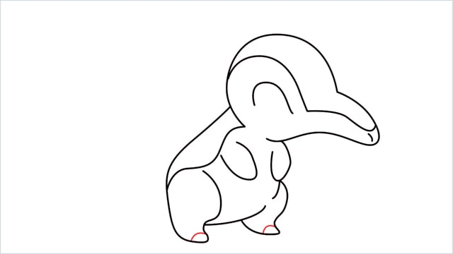 how to draw a Cyndaquil step (10)