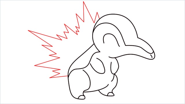 how to draw a Cyndaquil step (11)