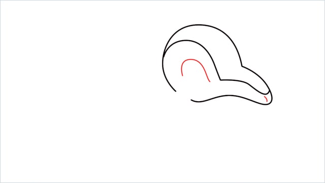 how to draw a Cyndaquil step (4)