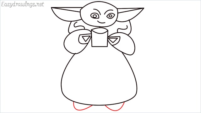 how to draw a baby yoda step (11)
