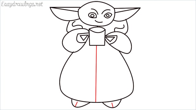 how to draw a baby yoda step (12)