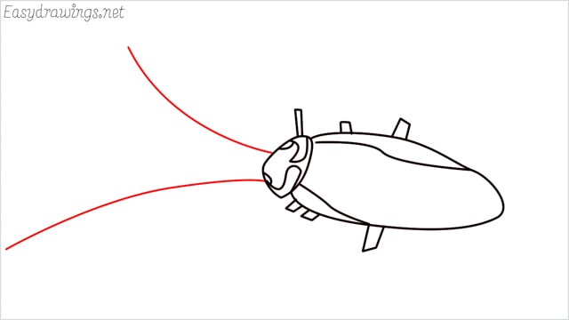 how to draw a cockroach step (7)