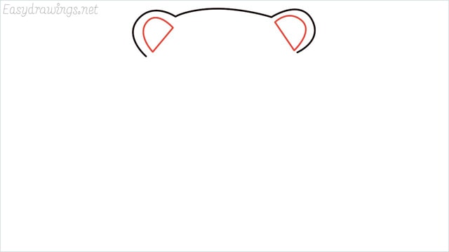 how to draw a cute teddy bear step (2)