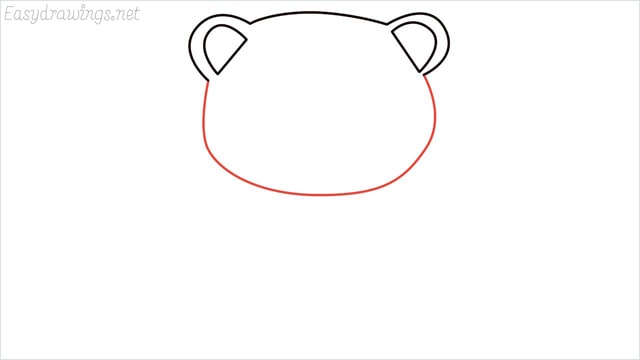 how to draw a cute teddy bear step (3)