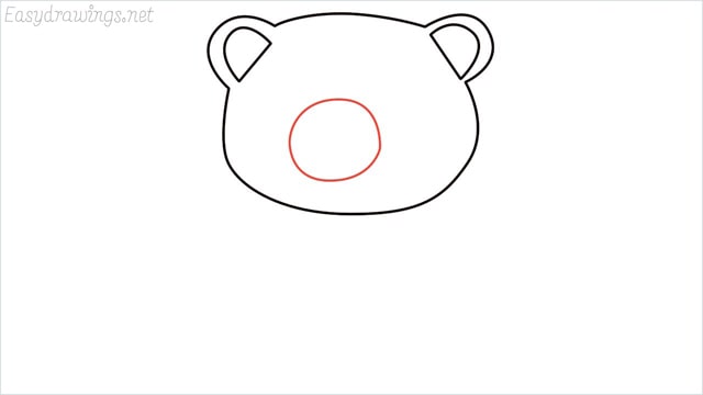 how to draw a cute teddy bear step (4)