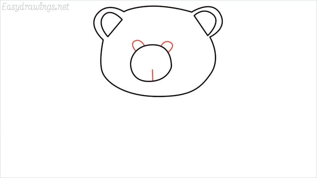 how to draw a cute teddy bear step (5)