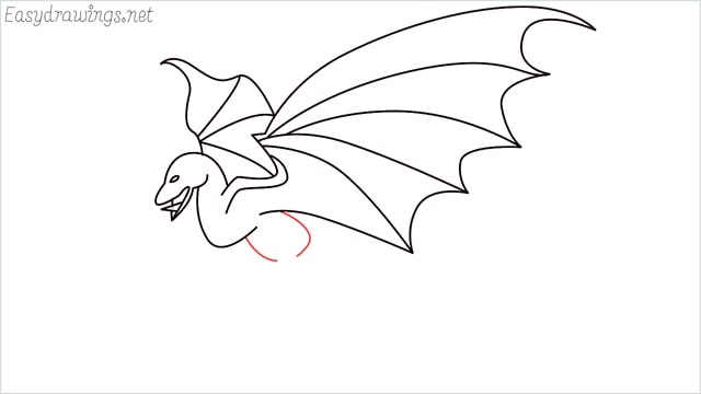 how to draw a dragon step (12)