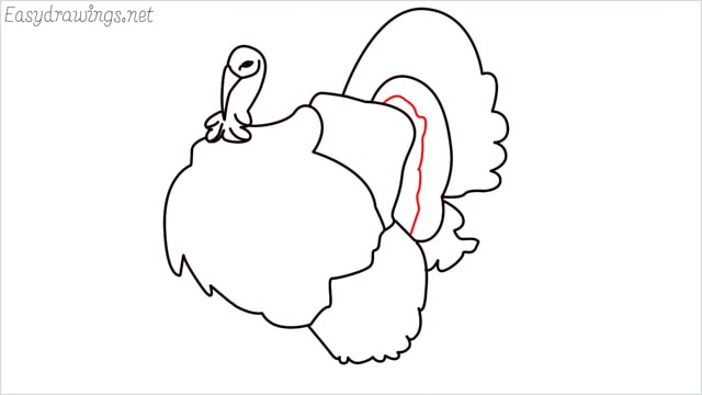 how to draw a turkey step (11)