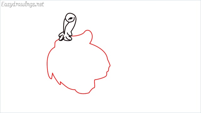 how to draw a turkey step (6)