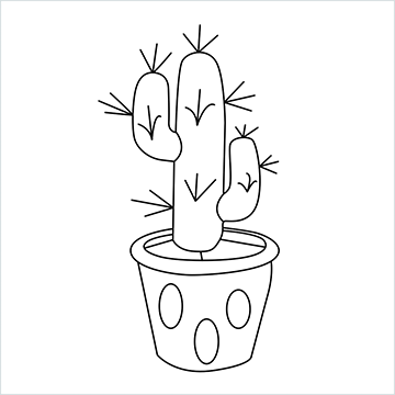 Cactus drawing